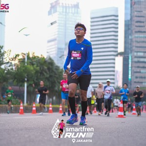 Race photo from SMARTFREN RUN 2026