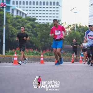 Race photo from SMARTFREN RUN 2026
