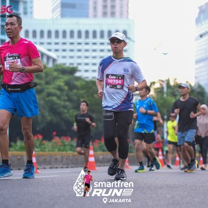 Race photo from SMARTFREN RUN 2026