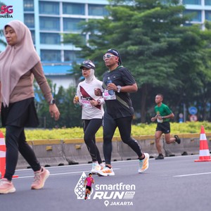 Race photo from SMARTFREN RUN 2026