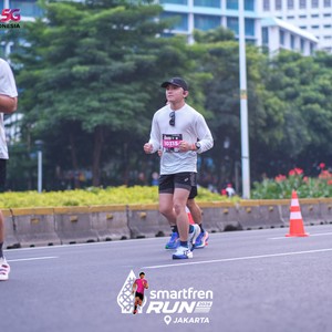 Race photo from SMARTFREN RUN 2026