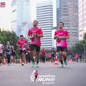 Race photo from SMARTFREN RUN 2026