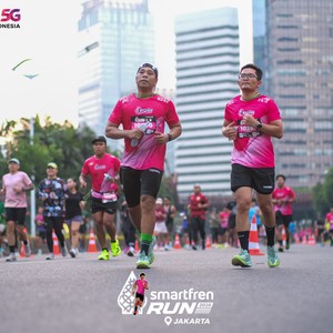 Race photo from SMARTFREN RUN 2026