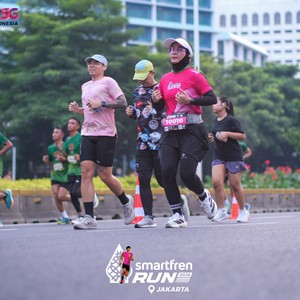 Race photo from SMARTFREN RUN 2026