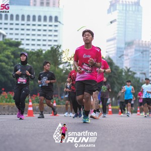 Race photo from SMARTFREN RUN 2026