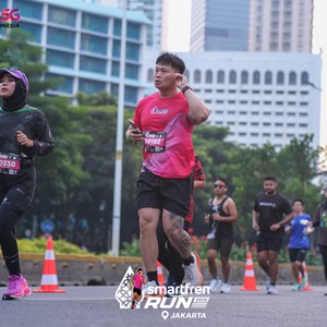 Race photo from SMARTFREN RUN 2026