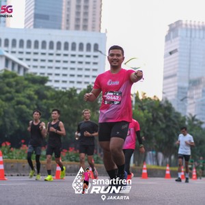 Race photo from SMARTFREN RUN 2026