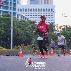 Race photo from SMARTFREN RUN 2026
