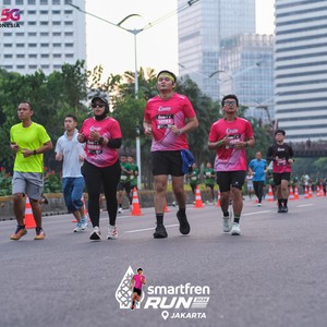 Race photo from SMARTFREN RUN 2026
