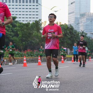 Race photo from SMARTFREN RUN 2026