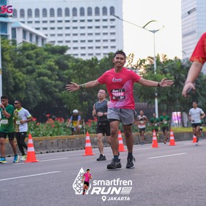 Race photo from SMARTFREN RUN 2026