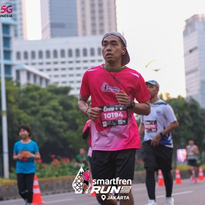 Race photo from SMARTFREN RUN 2026