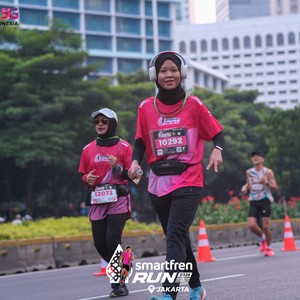 Race photo from SMARTFREN RUN 2026