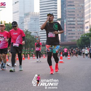 Race photo from SMARTFREN RUN 2026