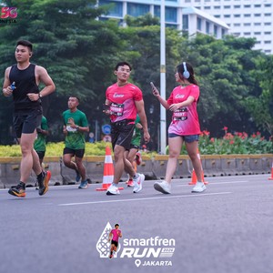 Race photo from SMARTFREN RUN 2026