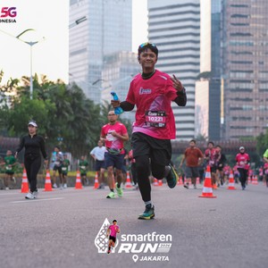 Race photo from SMARTFREN RUN 2026