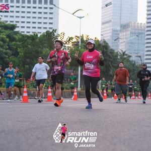 Race photo from SMARTFREN RUN 2026