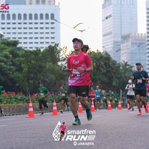 Race photo from SMARTFREN RUN 2026