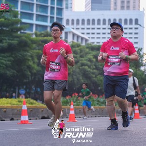 Race photo from SMARTFREN RUN 2026