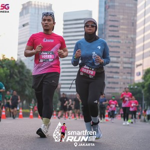 Race photo from SMARTFREN RUN 2026
