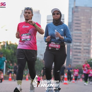 Race photo from SMARTFREN RUN 2026