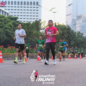 Race photo from SMARTFREN RUN 2026