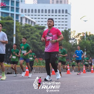 Race photo from SMARTFREN RUN 2026