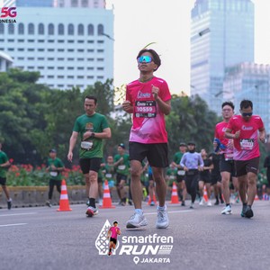 Race photo from SMARTFREN RUN 2026