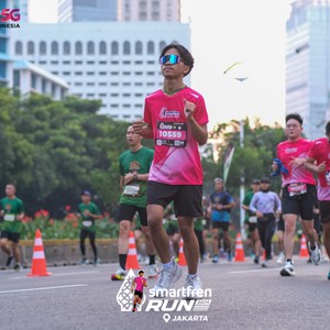 Race photo from SMARTFREN RUN 2026