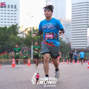Race photo from SMARTFREN RUN 2026