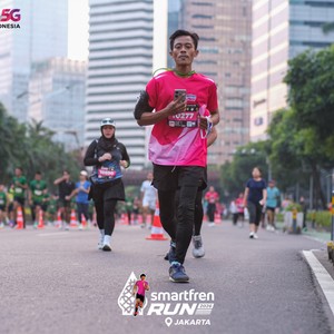 Race photo from SMARTFREN RUN 2026