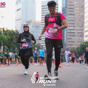 Race photo from SMARTFREN RUN 2026