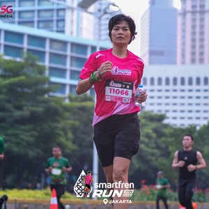 Race photo from SMARTFREN RUN 2026