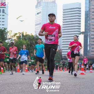 Race photo from SMARTFREN RUN 2026