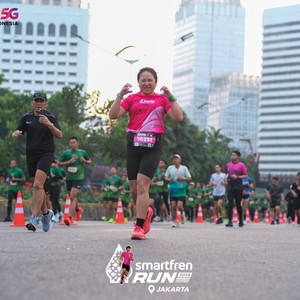 Race photo from SMARTFREN RUN 2026