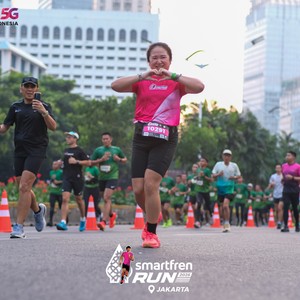 Race photo from SMARTFREN RUN 2026