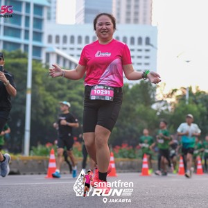 Race photo from SMARTFREN RUN 2026