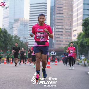 Race photo from SMARTFREN RUN 2026