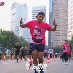 Race photo from SMARTFREN RUN 2026