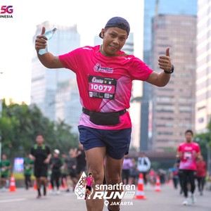 Race photo from SMARTFREN RUN 2026