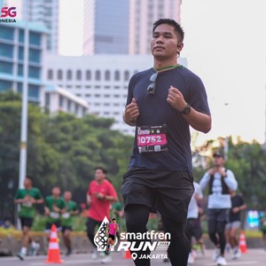 Race photo from SMARTFREN RUN 2026