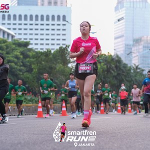 Race photo from SMARTFREN RUN 2026