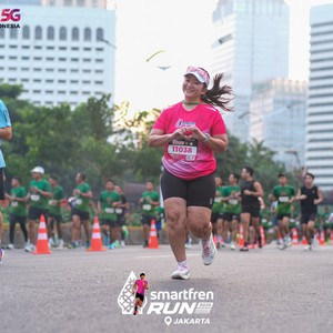Race photo from SMARTFREN RUN 2026