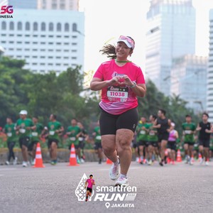 Race photo from SMARTFREN RUN 2026