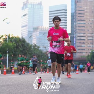 Race photo from SMARTFREN RUN 2026
