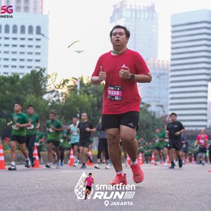 Race photo from SMARTFREN RUN 2026