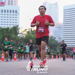 Race photo from SMARTFREN RUN 2026