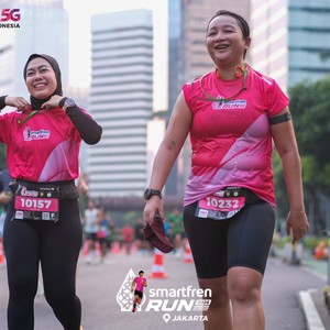 Race photo from SMARTFREN RUN 2026