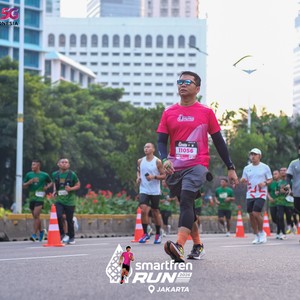 Race photo from SMARTFREN RUN 2026