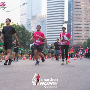 Race photo from SMARTFREN RUN 2026